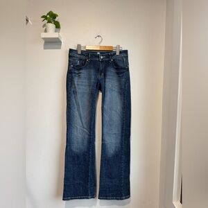 7 For All Mankind Women’s MidRise Straight Leg Jeans